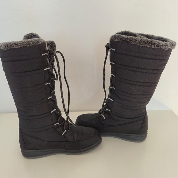 NWOT Women's Kamik Starling 22F/-30 Winter Tall  fur- lined boots, Sz US 8/ 39, - Picture 4 of 10